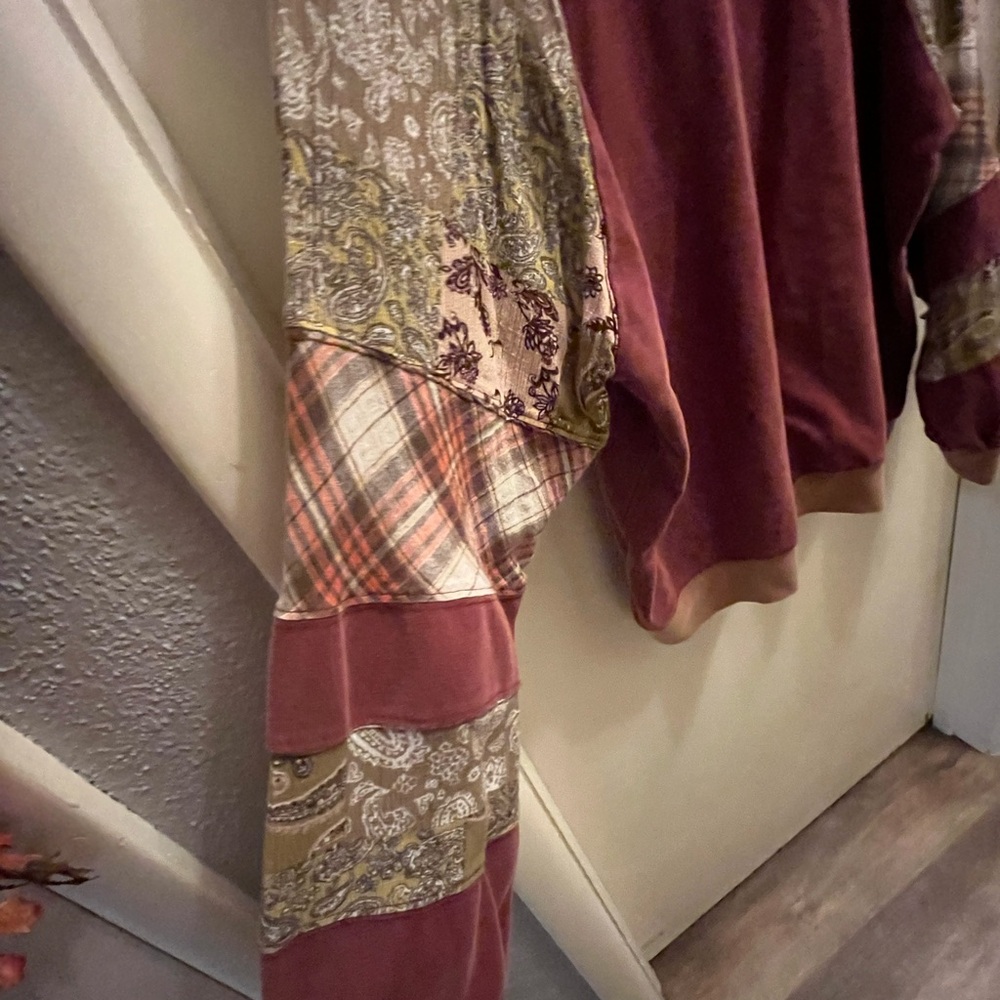 Women's Multicolor Patchwork Top - image 4